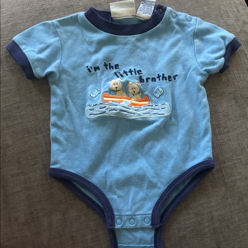 Miniwear Blue and Navy Kids Bodysuit
